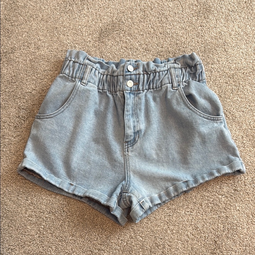 PacSun Blue Denim Mom Shorts